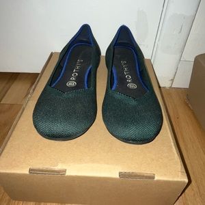 Worn Once- Rothy’s Women’s Hunter Green Flats